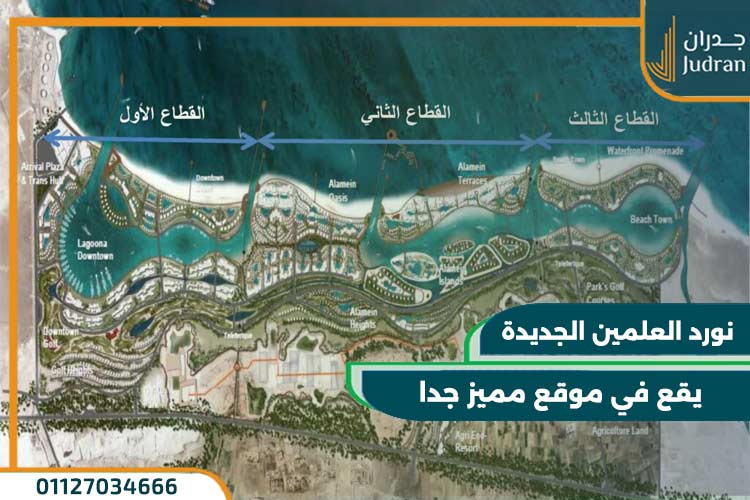 نورد العلمين الجديدة Nord New Alamein بمقدم 5% فقط